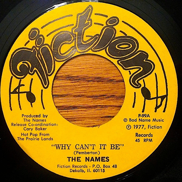 The Names (2) : Why Can't It Be (7")
