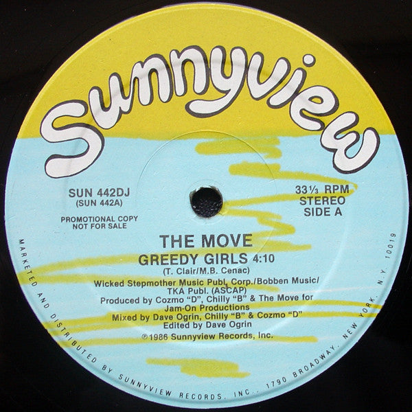 The Move (2) : Greedy Girls (12", Promo)