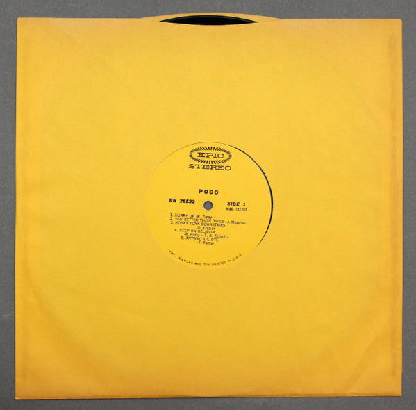 Poco (3) : Poco (LP, Album, Pit)