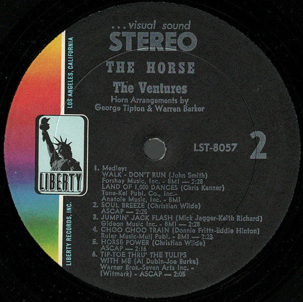The Ventures : The Horse (LP, Album, All)