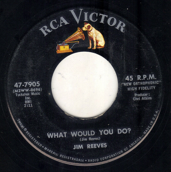 Jim Reeves : What Would You Do? / Stand At Your Window  (7", Single)