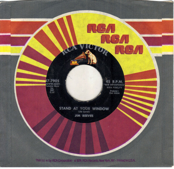 Jim Reeves : What Would You Do? / Stand At Your Window  (7", Single)