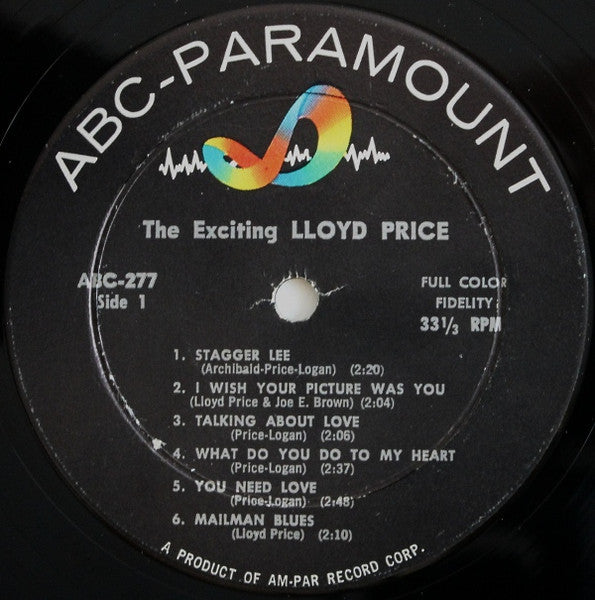 Lloyd Price : The Exciting Lloyd Price (LP, Album, Mono)