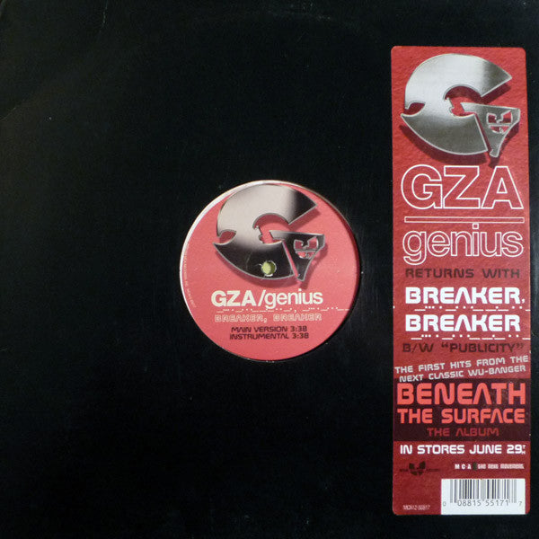 GZA / Genius* : Breaker, Breaker / Publicity (12")