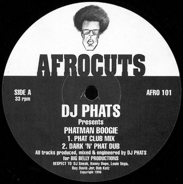 DJ Phats : Phatman Boogie (12")