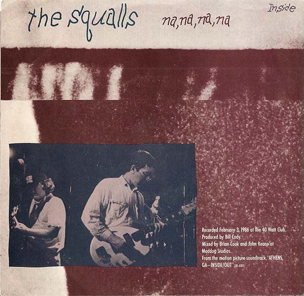 The Squalls* / Flat Duo Jets : Na, Na, Na, Na / Crazy Hazy Kisses (7", Promo)