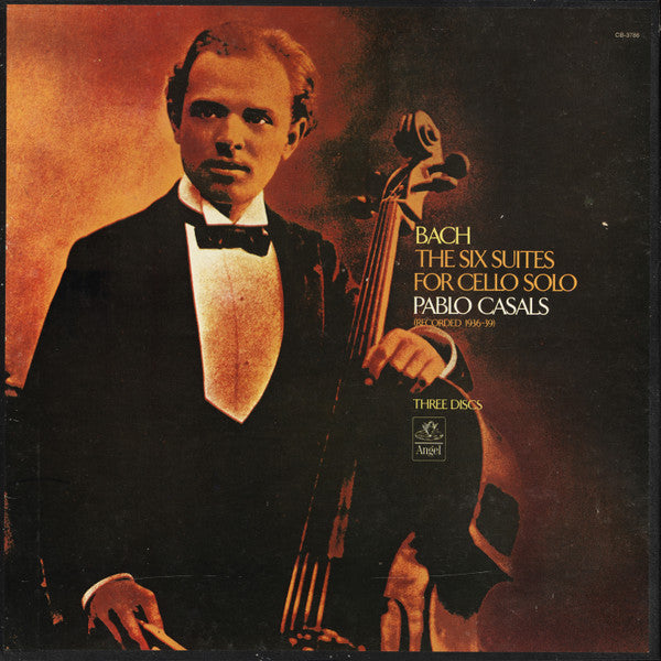 Bach* - Pablo Casals : The Six Suites For Cello Solo (3xLP, Mono + Box)
