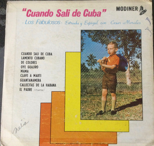 Los Fabulosos - Estrada y Espigul : Cuando Sali De Cuba (LP)