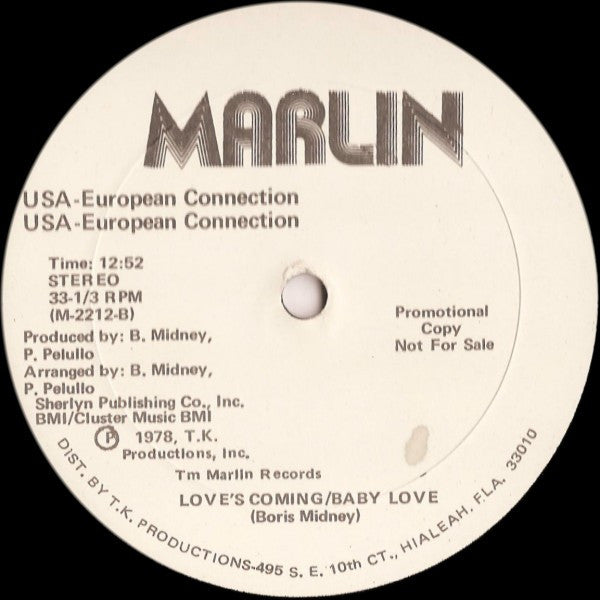 USA-European Connection : Come Into My Heart (LP, Album, Promo)