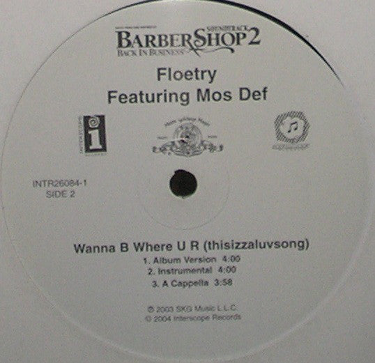 Floetry Featuring Mos Def : Wanna B Where U R (thisizzaluvsong) (12")