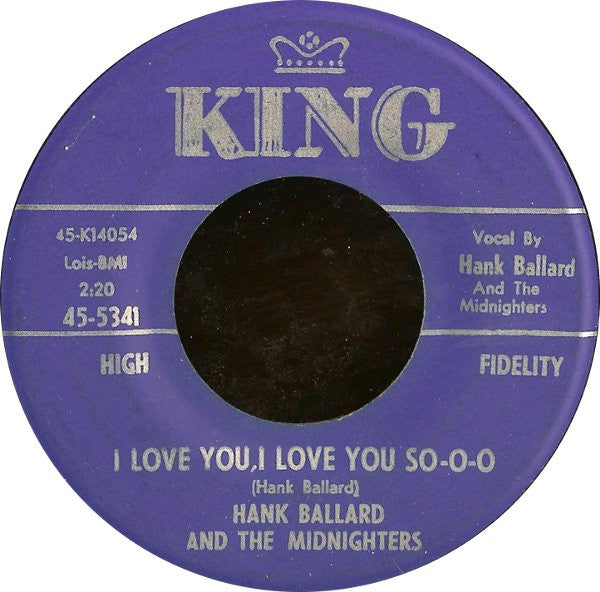 Hank Ballard And The Midnighters* : Finger Poppin' Time / I Love You, I Love You So-o-o (7")