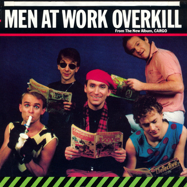 Men At Work : Overkill (7", Single, Promo)