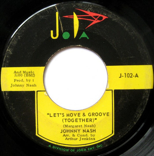 Johnny Nash : Let's Move And Groove (Together) / Understanding (7", Roc)