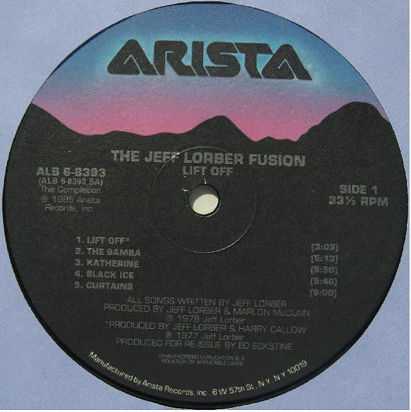 The Jeff Lorber Fusion : Lift Off (LP, Comp)