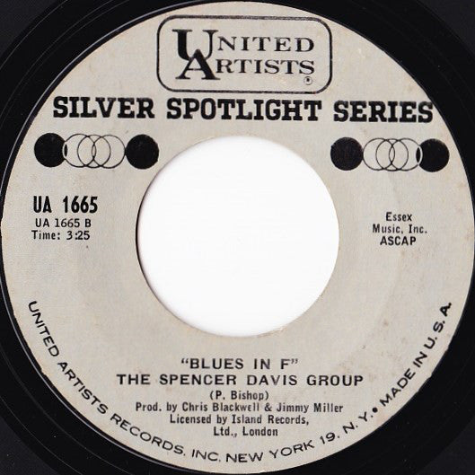 The Spencer Davis Group : Gimme Some Lovin' / Blues In F (7", RE)