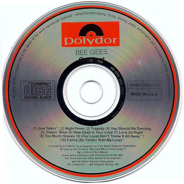 Bee Gees : Greatest (2xCD, Comp, RE, Dou)