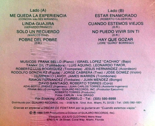 Roberto Torres : ... Y Sigo Criollo! (LP, Album)