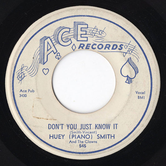 Huey (Piano) Smith And The Clowns* : Don't You Just Know It / High Blood Pressure (7", Roc)