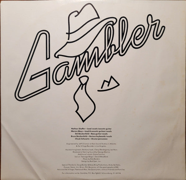 Gambler (5) : Teenage Magic (LP, Album, Jac)