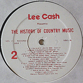 Various : The History Of Country Music - Volume 2 (2xLP, Comp)