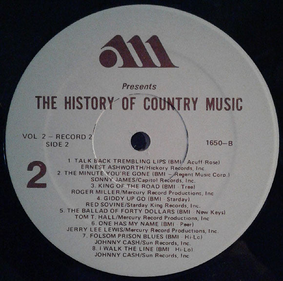 Various : The History Of Country Music - Volume 2 (2xLP, Comp)