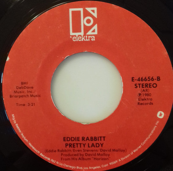 Eddie Rabbitt : Drivin' My Life Away (7", AR )