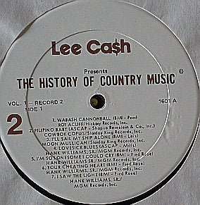 Various : The History Of Country Music - Volume 1 (2xLP, Comp)
