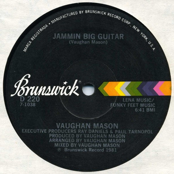 Vaughan Mason : Jammin Big Guitar (12")