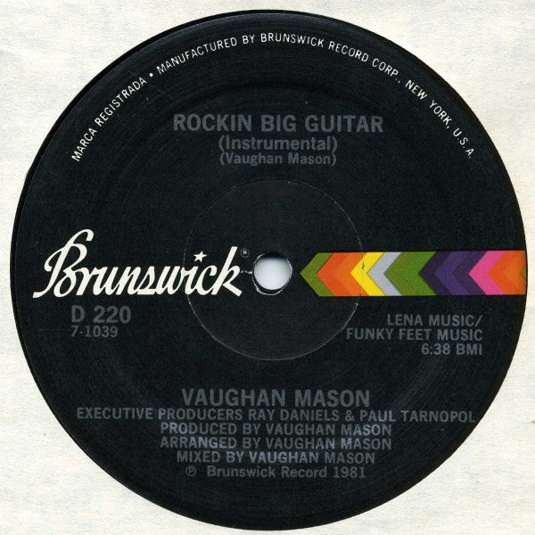Vaughan Mason : Jammin Big Guitar (12")