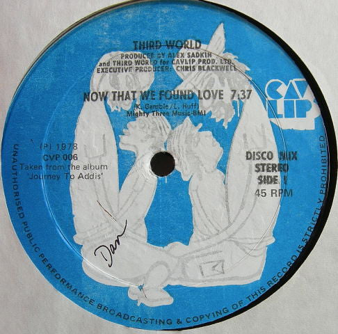 Third World : Now That We Found Love (12")
