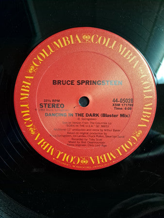 Bruce Springsteen : Dancing In The Dark (12", Single, Car)