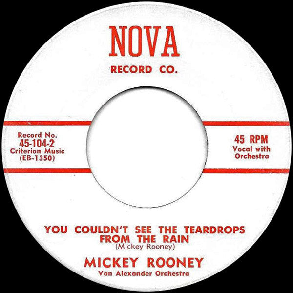 Mickey Rooney, Van Alexander And His Orchestra : Susie The Snow Girl / You Couldn't See The Teardrops From The Rain (7", Single)