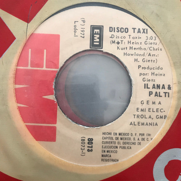 Ilana & Palti : Disco Taxi / No Empieces Con El Mismo Juego (7", EP)