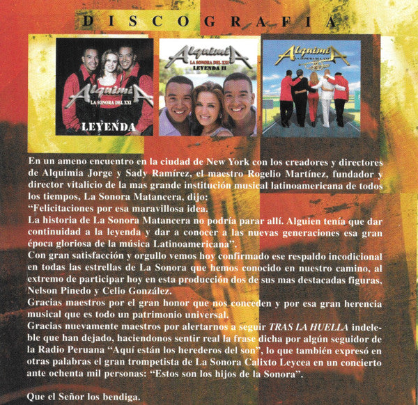 Alquimia La Sonora Del XXI : Tras La Huella (CD, Album)