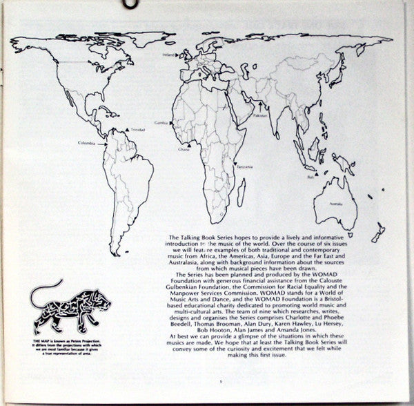 Various : Womad Talking Book Volume One: An Introduction To World Music (LP, Comp)