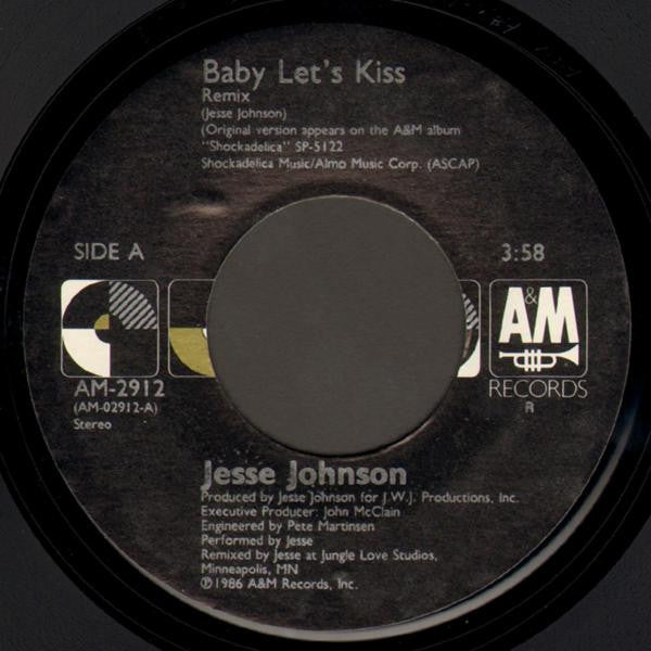 Jesse Johnson : Baby Let's Kiss (7", Single)