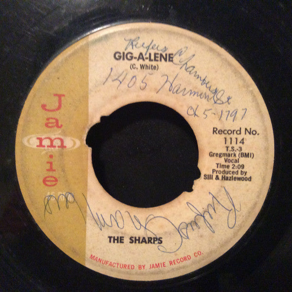 The Sharps : Gig-A-Lene / Here's My Heart (7", Single)