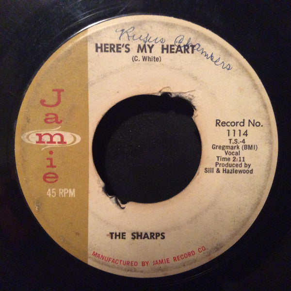 The Sharps : Gig-A-Lene / Here's My Heart (7", Single)