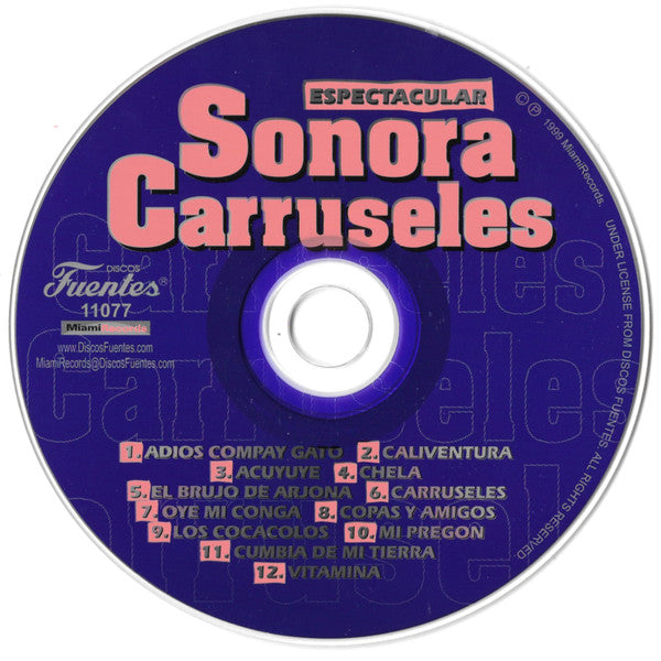 Sonora Carruseles : Espectacular (CD, Album)