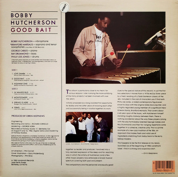 Bobby Hutcherson : Good Bait (LP, Album)