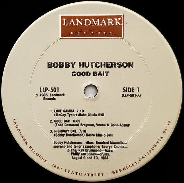 Bobby Hutcherson : Good Bait (LP, Album)