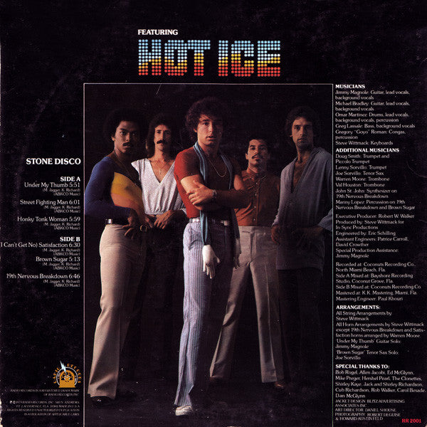 Hot Ice (13) : Stone Disco (LP, Album)