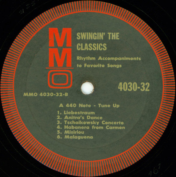 Music Minus One : Swingin' The Classics: Music Minus One Clarinet, Trumpet Or Tenor Sax (LP, Album, Ins)