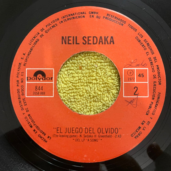 Neil Sedaka : Amarillo (7", Single)