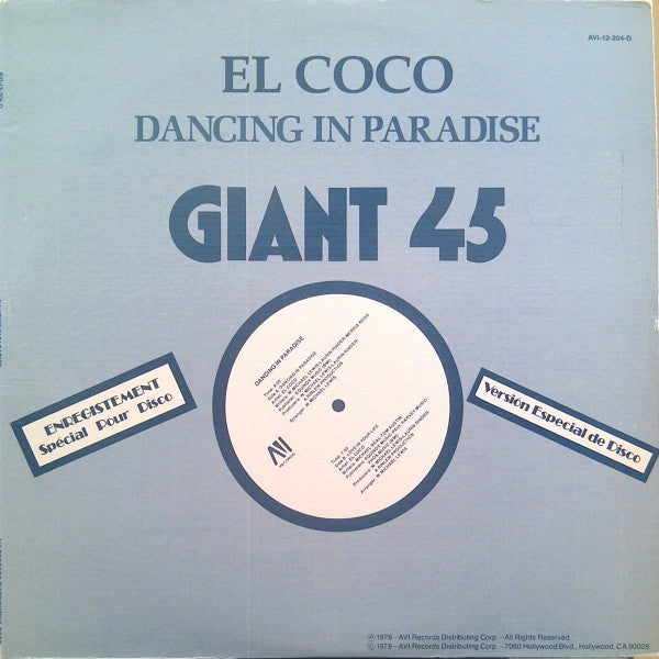 El Coco : Dancing In Paradise (12")