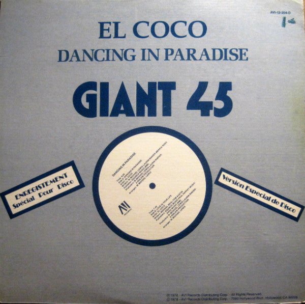 El Coco : Dancing In Paradise (12")