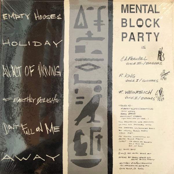 Train Of Thoughts : Mental Block Party (LP, Blu)