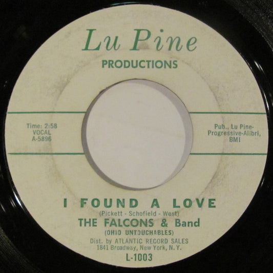 The Falcons : I Found A Love (7", Single, Mon)