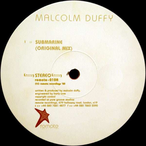 Malcolm Duffy : Submarine (12")