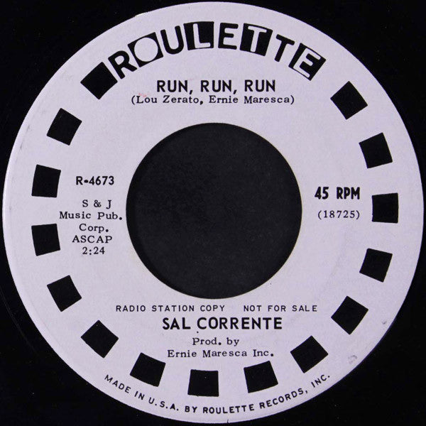 Sal Corrente* : Love Me (7", Promo)